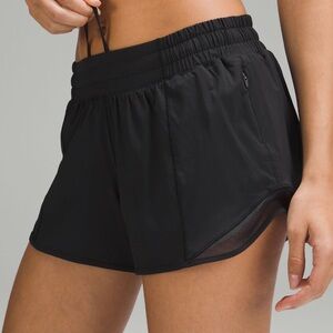 Black hotty hot shorts size 6.